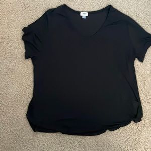 Black Luxe old navy v neck
